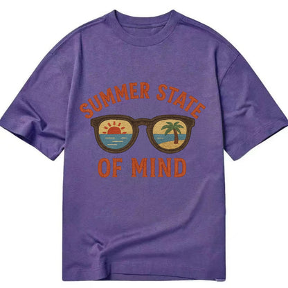 Summer State Of Mind  - Classic T-shirt - Purple
