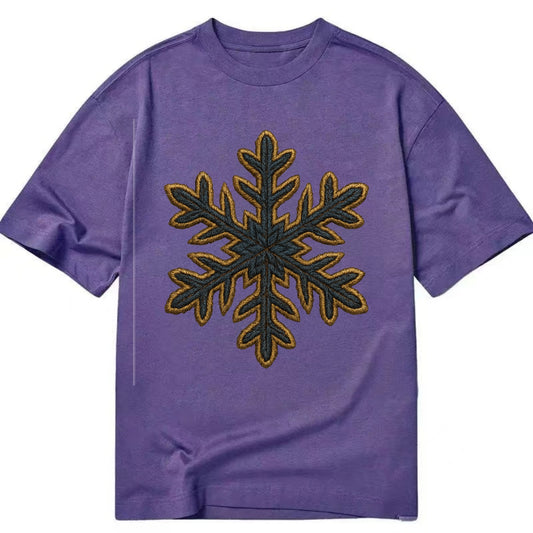 Snowflake  - Classic T-shirt - Purple