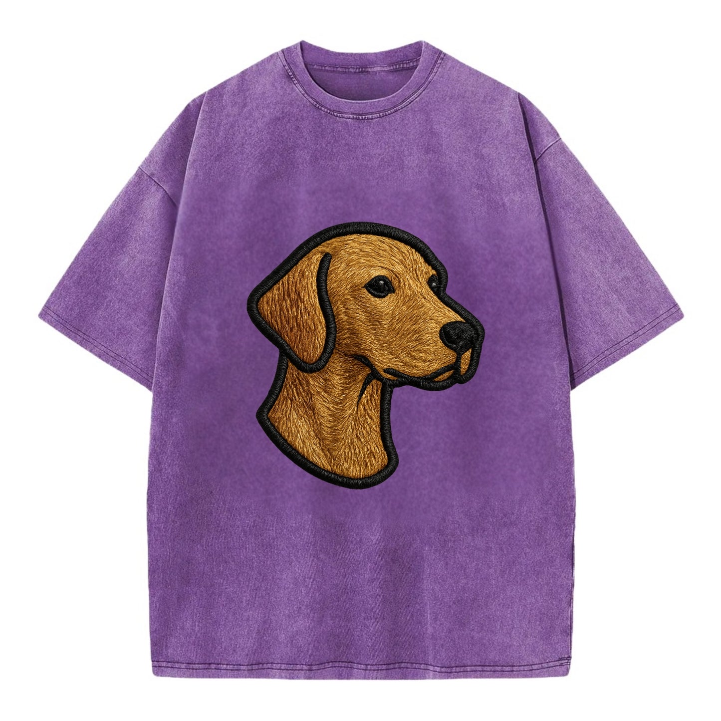 Vizsla - Modern noble design with bold b - Vintage T-shirt - Purple