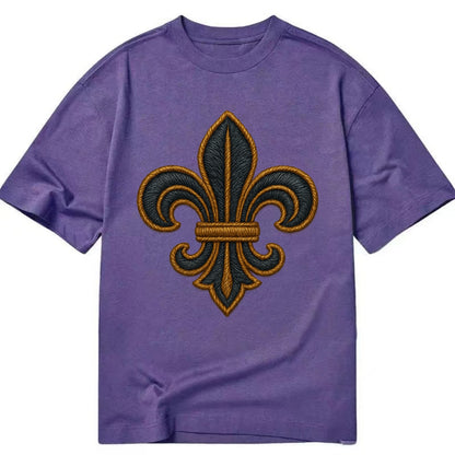 Fleur de Lis  - Classic T-shirt - Purple