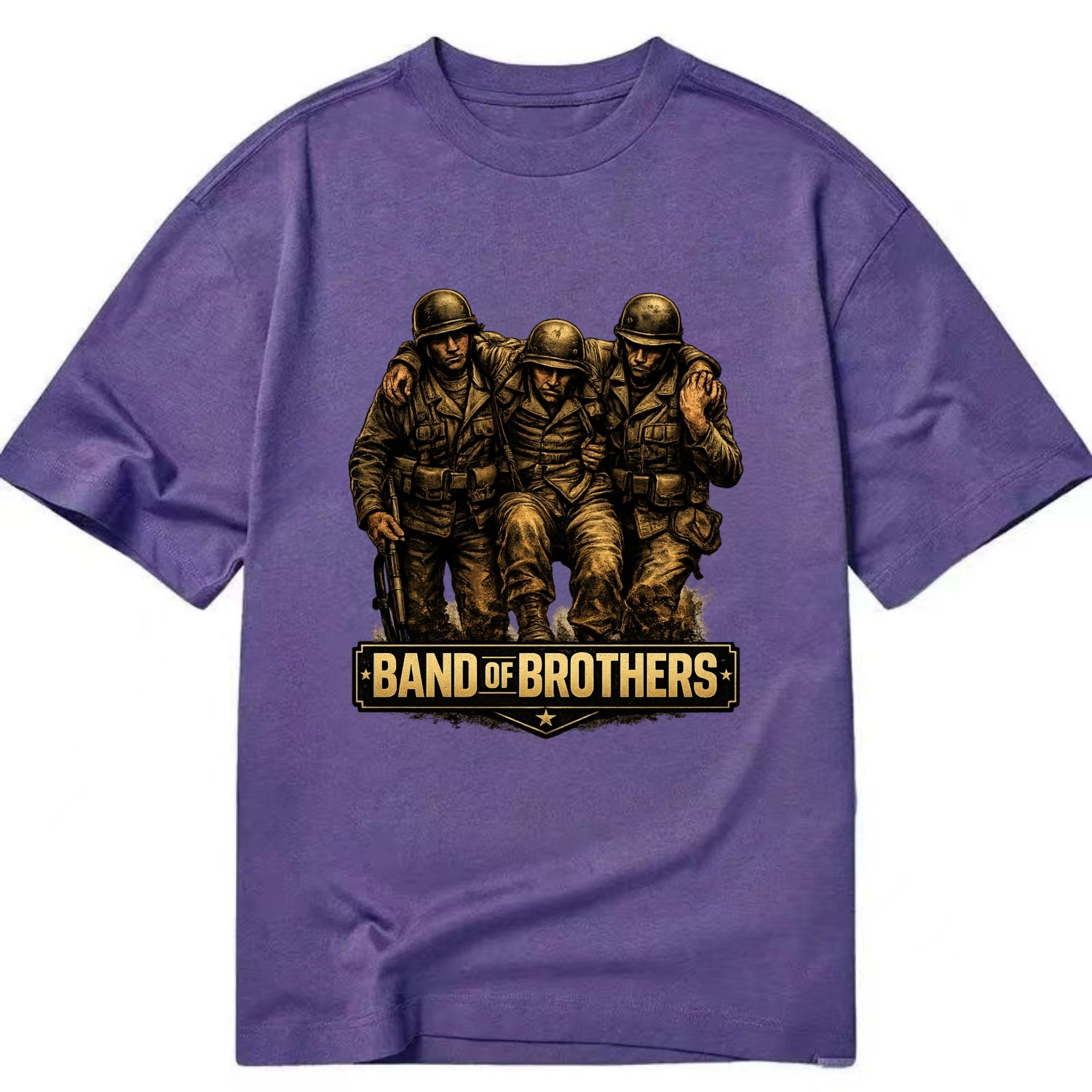 Band Of Brothers - Classic T-shirt - Purple