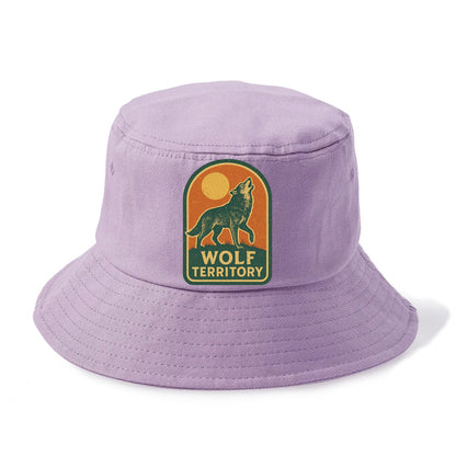 Wolf Territory Marking  - Bucket Hat - Purple