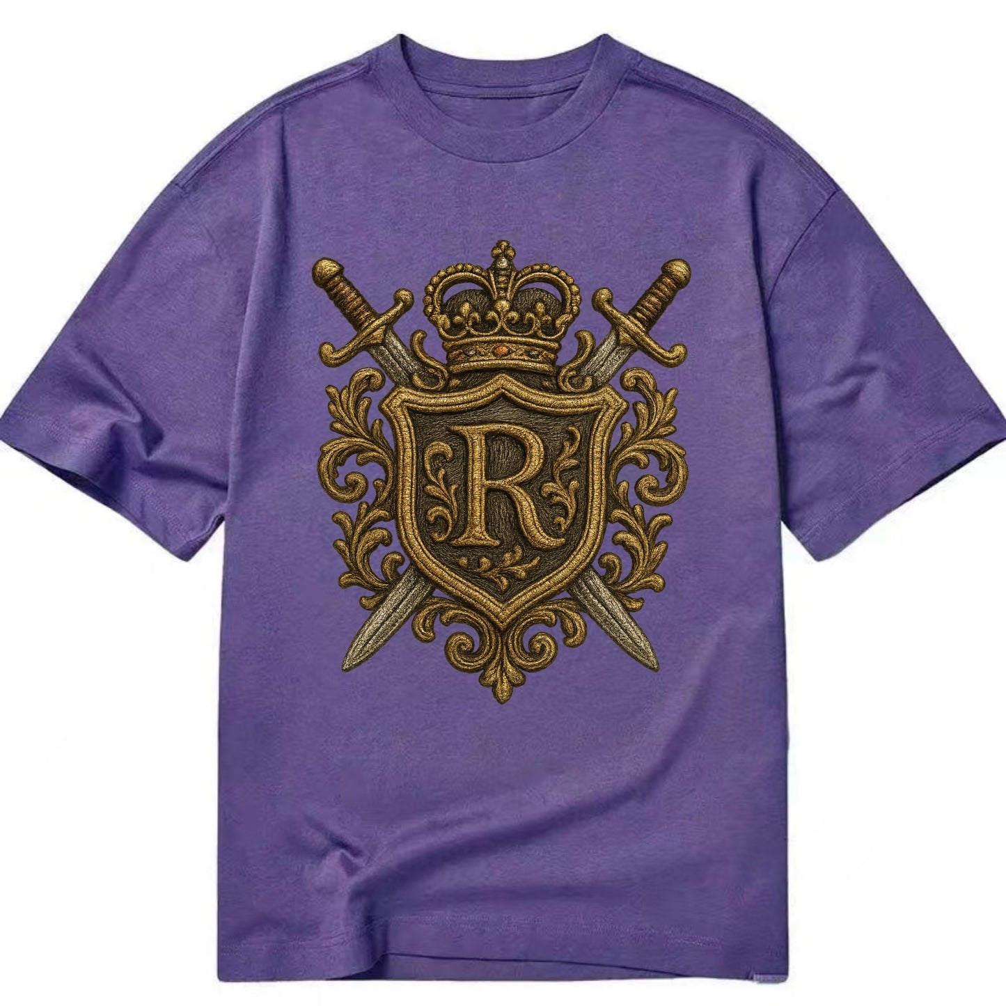 Royal Crest  - Classic T-shirt - Purple