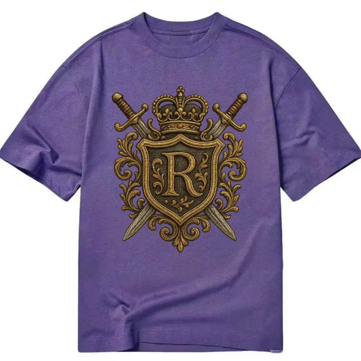 Royal Crest  - Classic T-shirt - Purple