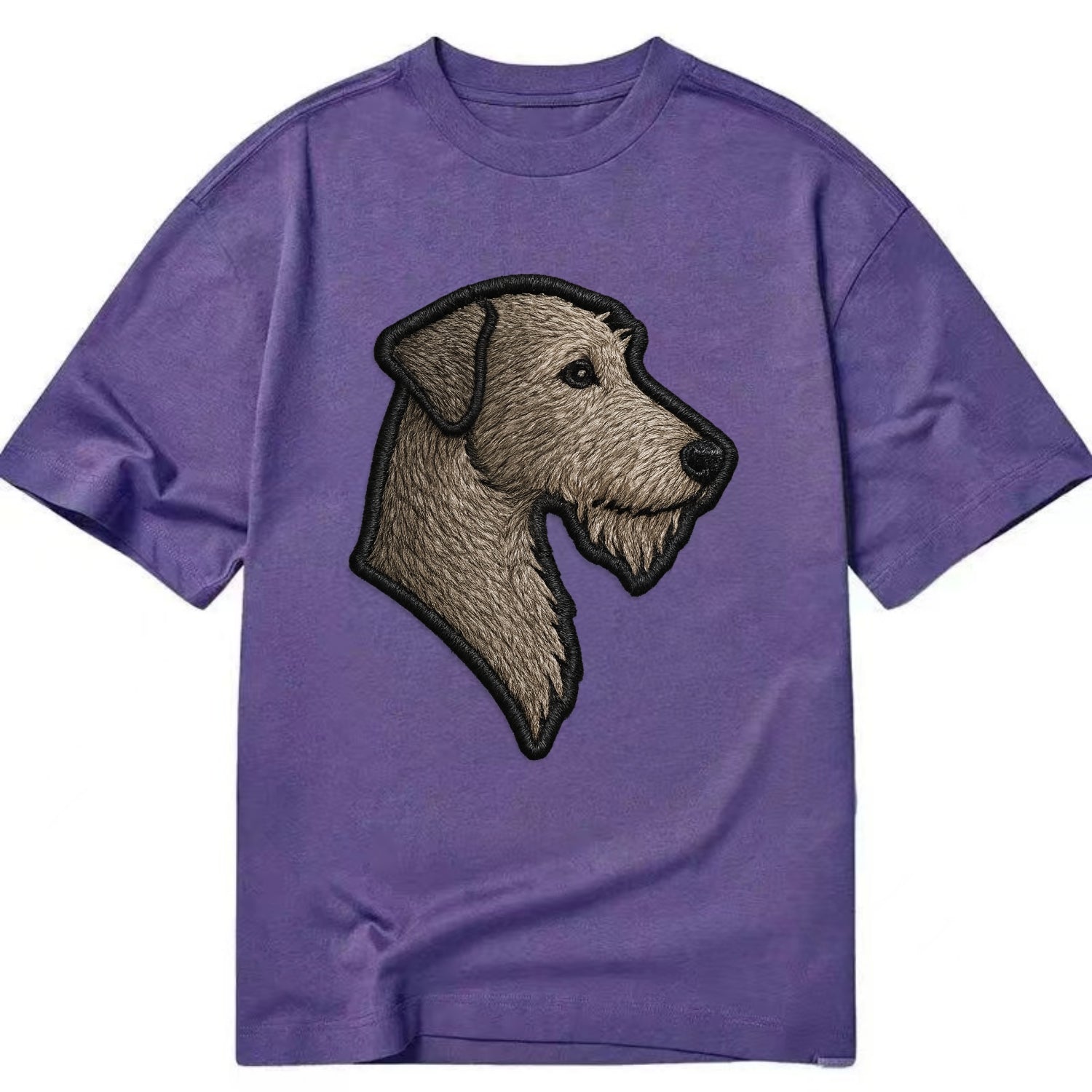 Irish Wolfhound - Modern gentle giant lo - Classic T-shirt - Purple