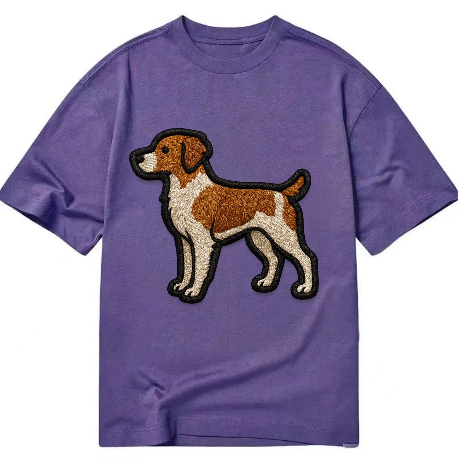 Brittany - Contemporary athletic logo wi - Classic T-shirt - Purple