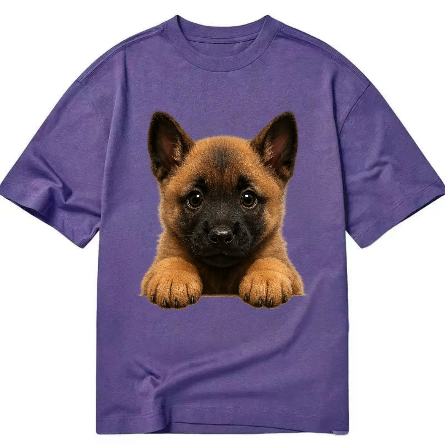 Belgian Malinois  - Classic T-shirt - Purple