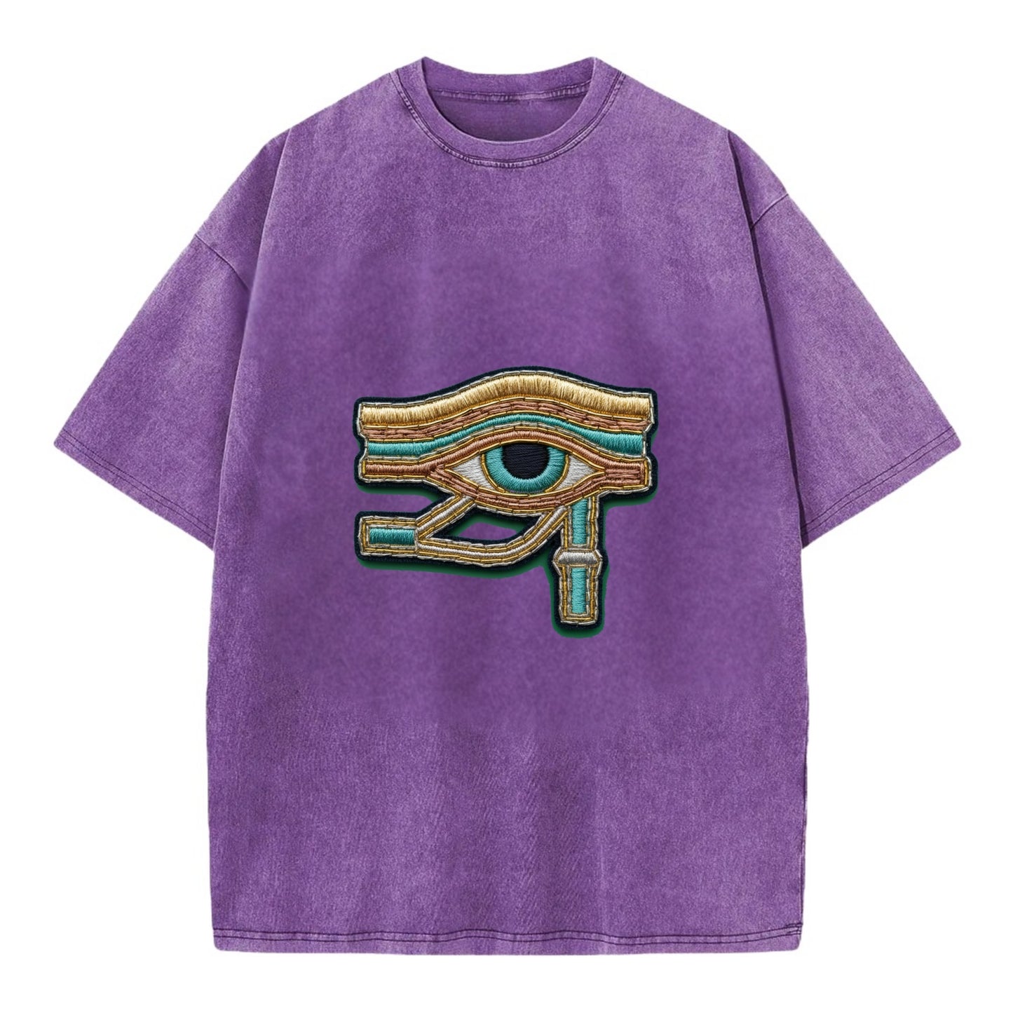 Eye of Horus - Vintage T-shirt - Purple