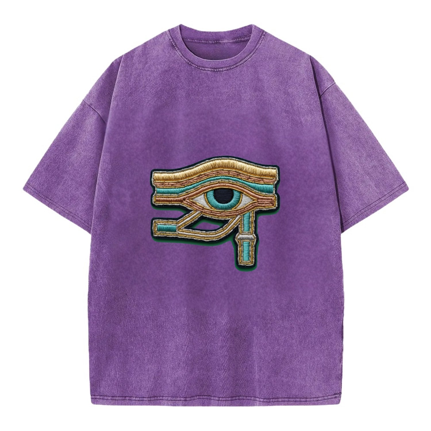 Eye of Horus - Vintage T-shirt - Purple