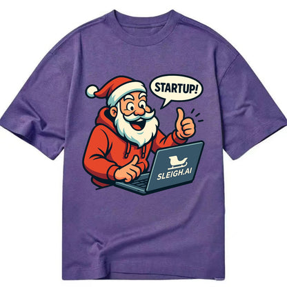 Santa Tech Startup CEO - Classic T-shirt - Purple