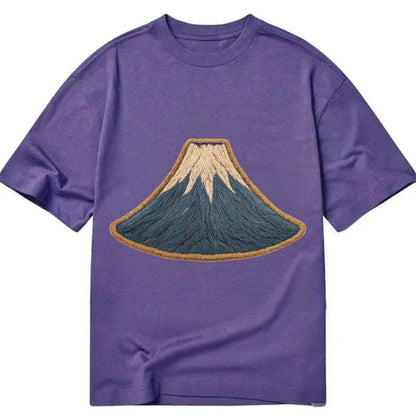 Sacred Mountain  - Classic T-shirt - Purple