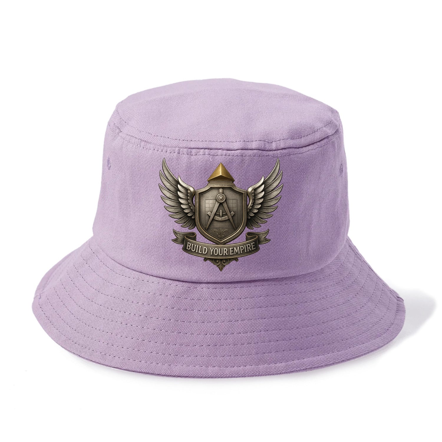BUILD YOUR EMPIRE | Architect compass | - Bucket Hat - Purple