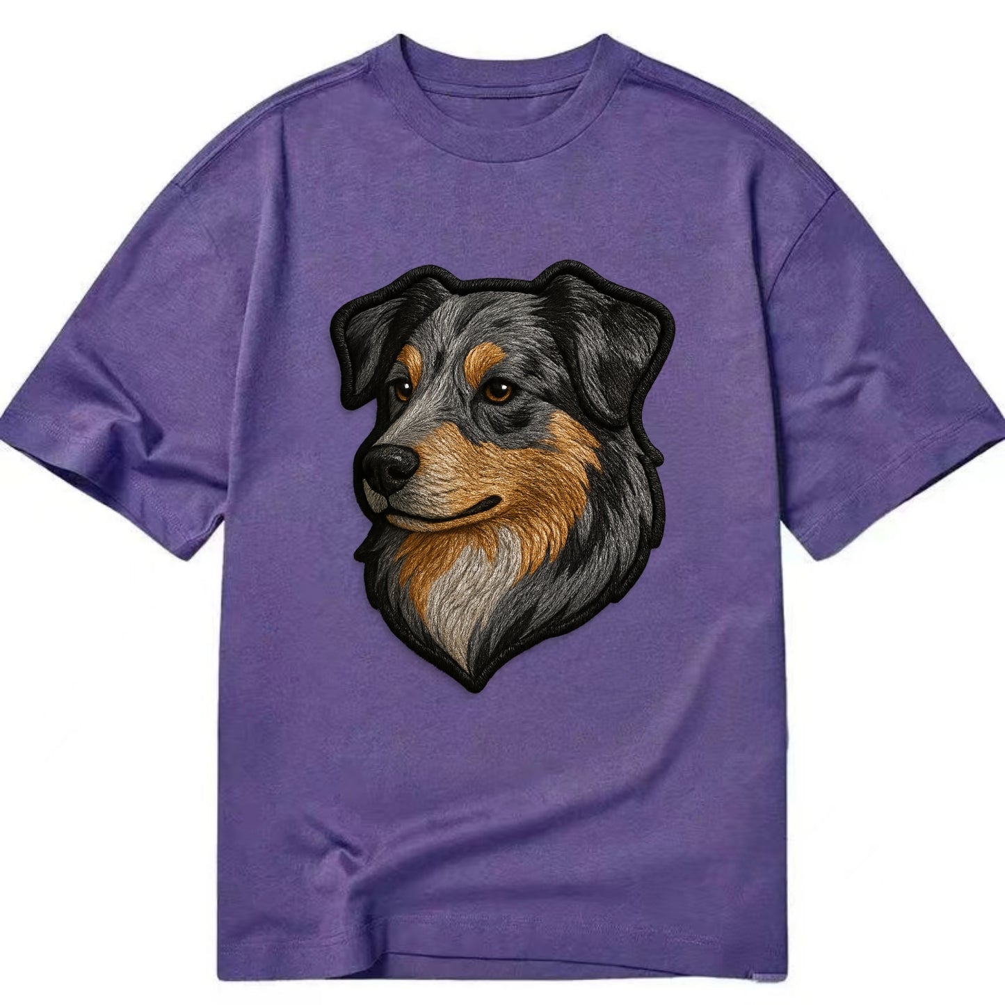 Australian Shepherd - Modern merle patte - Classic T-shirt - Purple