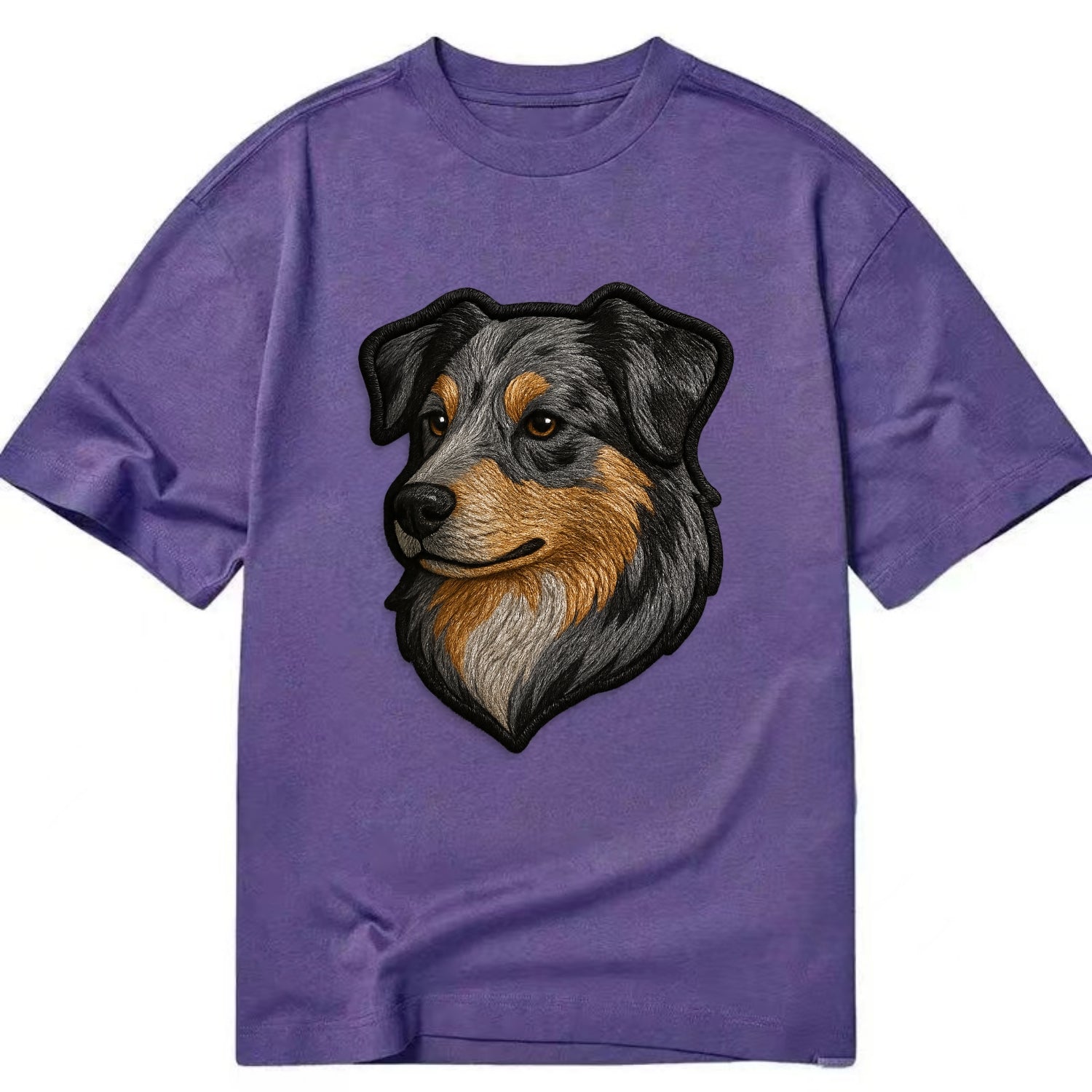 Australian Shepherd - Modern merle patte - Classic T-shirt - Purple