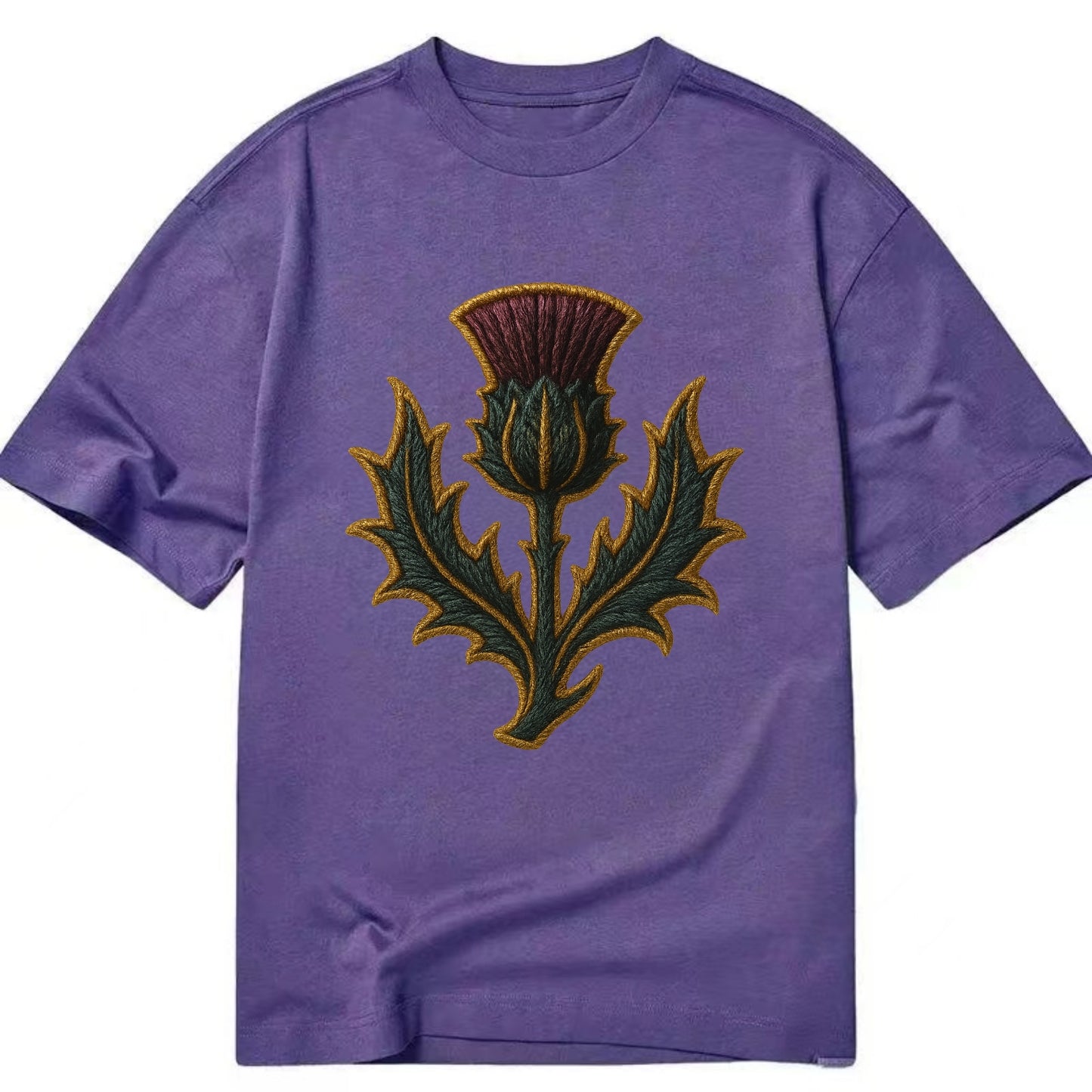 Scottish Thistle  - Classic T-shirt - Purple