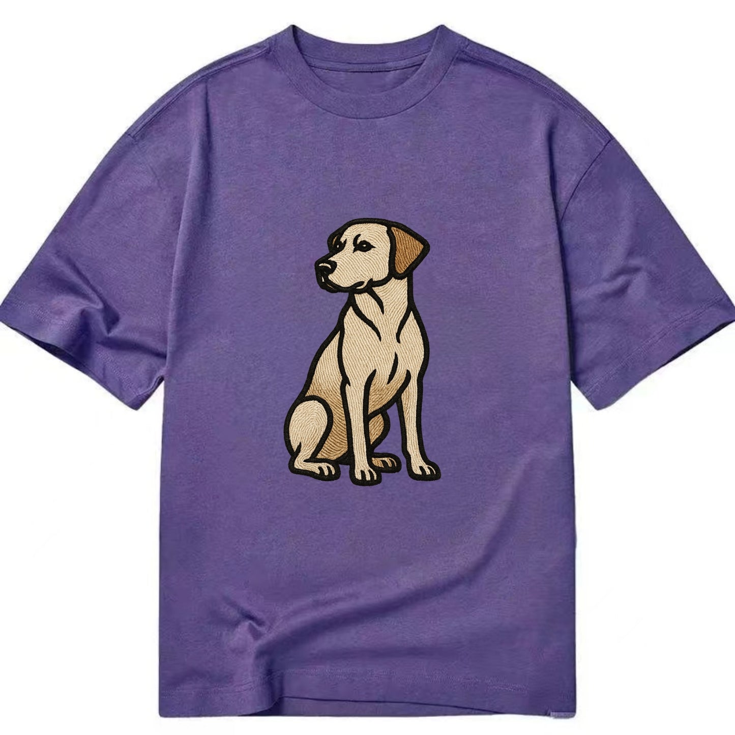 Rhodesian Ridgeback - Red wheaten sittin Classic T-shirt - Purple