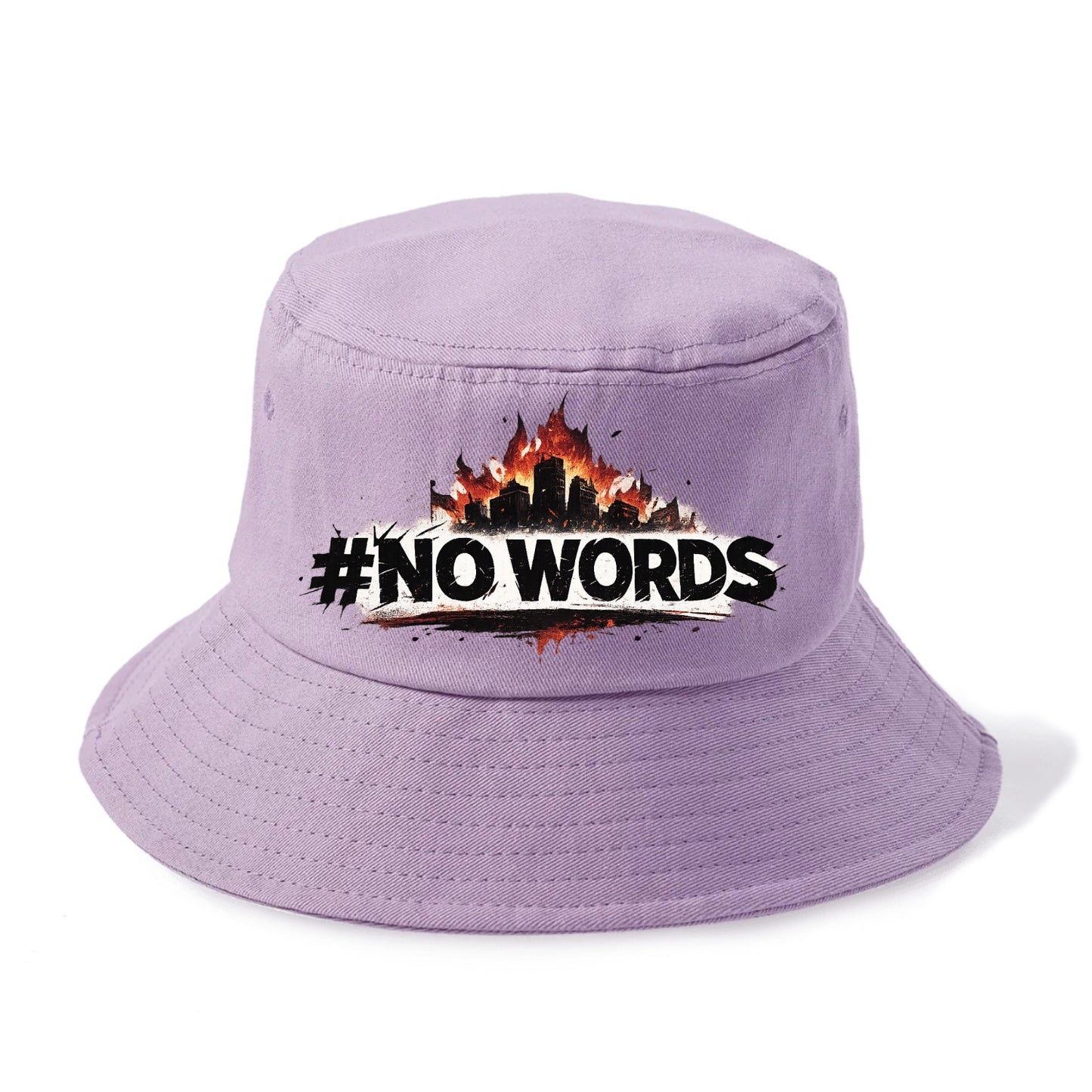 No Words - Bucket Hat - Purple