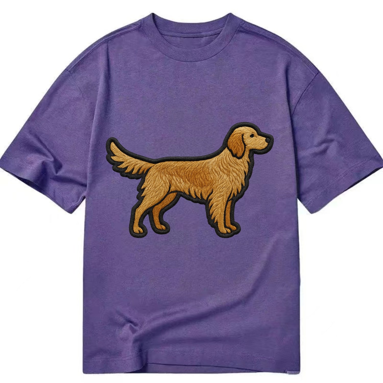English Setter - Trendy feathered design - Classic T-shirt - Purple