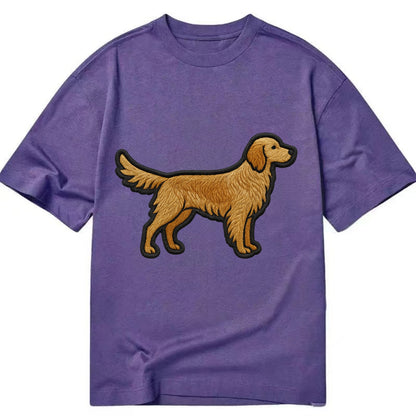 English Setter - Trendy feathered design - Classic T-shirt - Purple