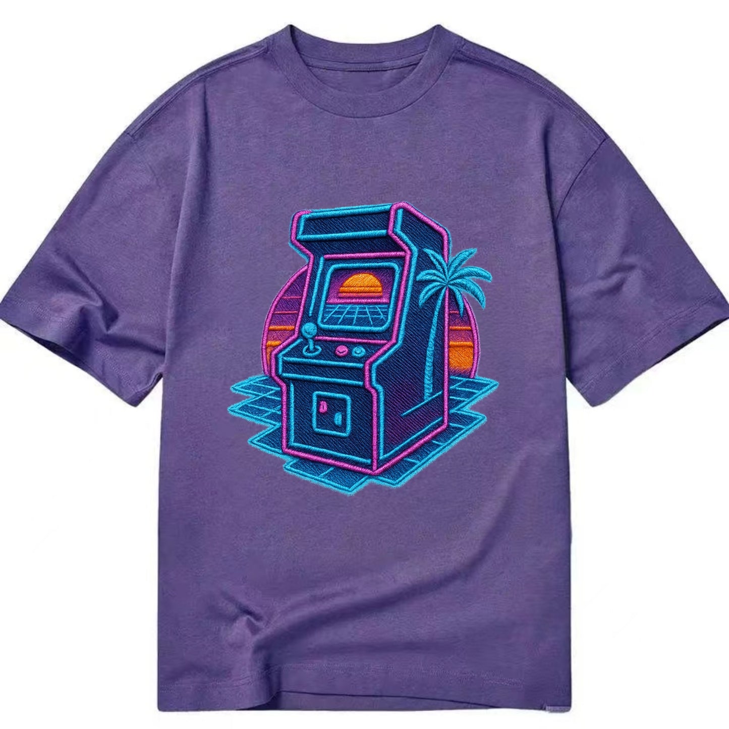 Arcade Machine - Classic T-shirt - Purple