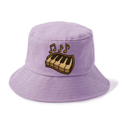 Piano Keys  - Bucket Hat - Purple