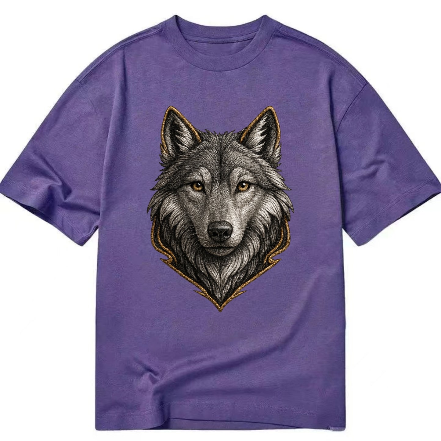 Wolf Totem  - Classic T-shirt - Purple