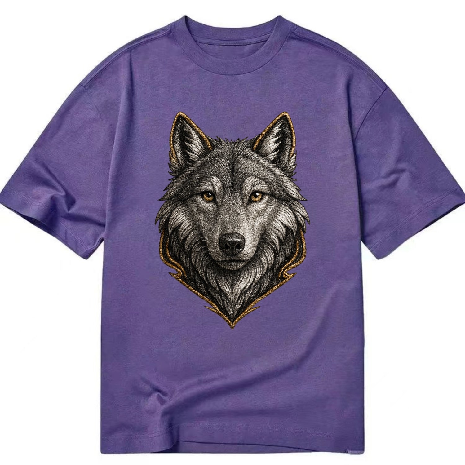 Wolf Totem  - Classic T-shirt - Purple