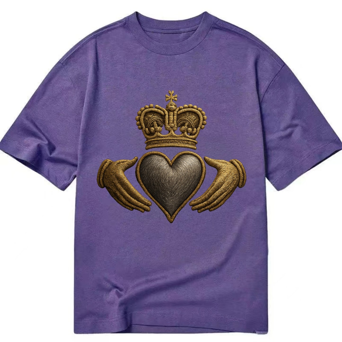 Claddagh Symbol  - Classic T-shirt - Purple