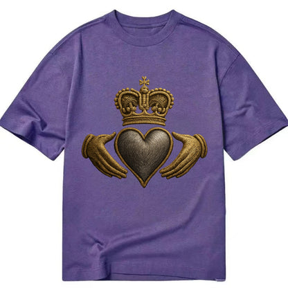 Claddagh Symbol  - Classic T-shirt - Purple
