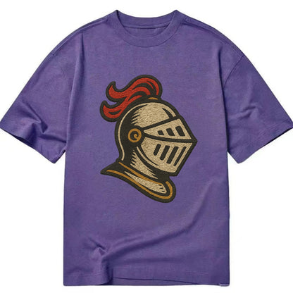 Knight Helmet  - Classic T-shirt - Purple