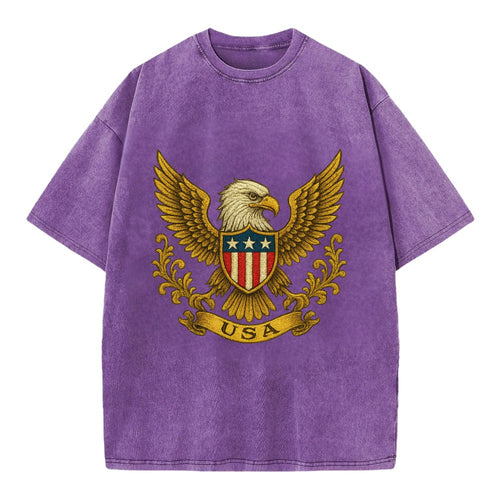Usa Heritage Eagle Baseball Cap 2 - Vintage T-shirt