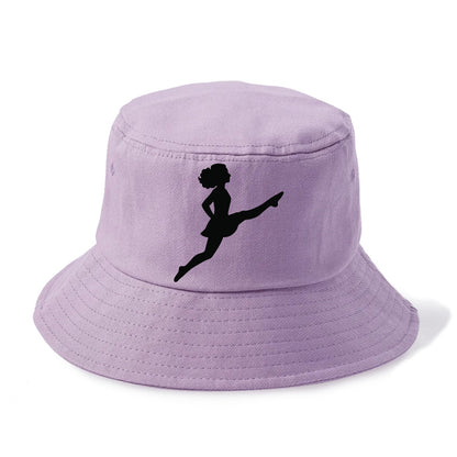 Irish step dancer Riverdance leap - Bucket Hat - Purple