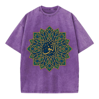 An-Nur Radiance - Vintage T-shirt - Purple
