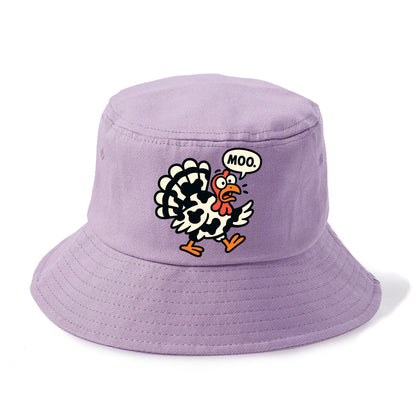 Mooing Turkey - Bucket Hat - Purple