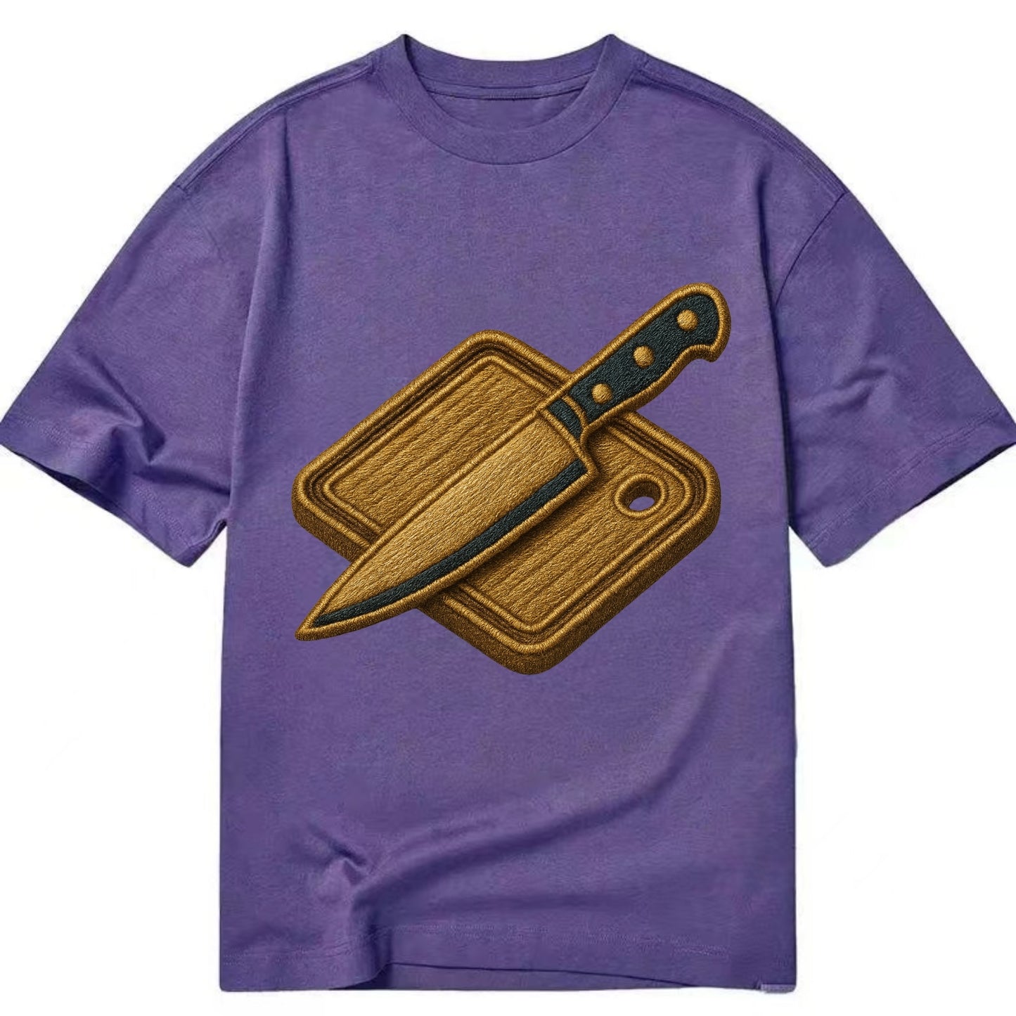 Chef knife with cutting board - culinary enthusiast - Classic T-shirt - Purple