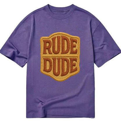 RUDE;DUDE ENERGY Surf Green Trucker - Classic T-shirt - Purple