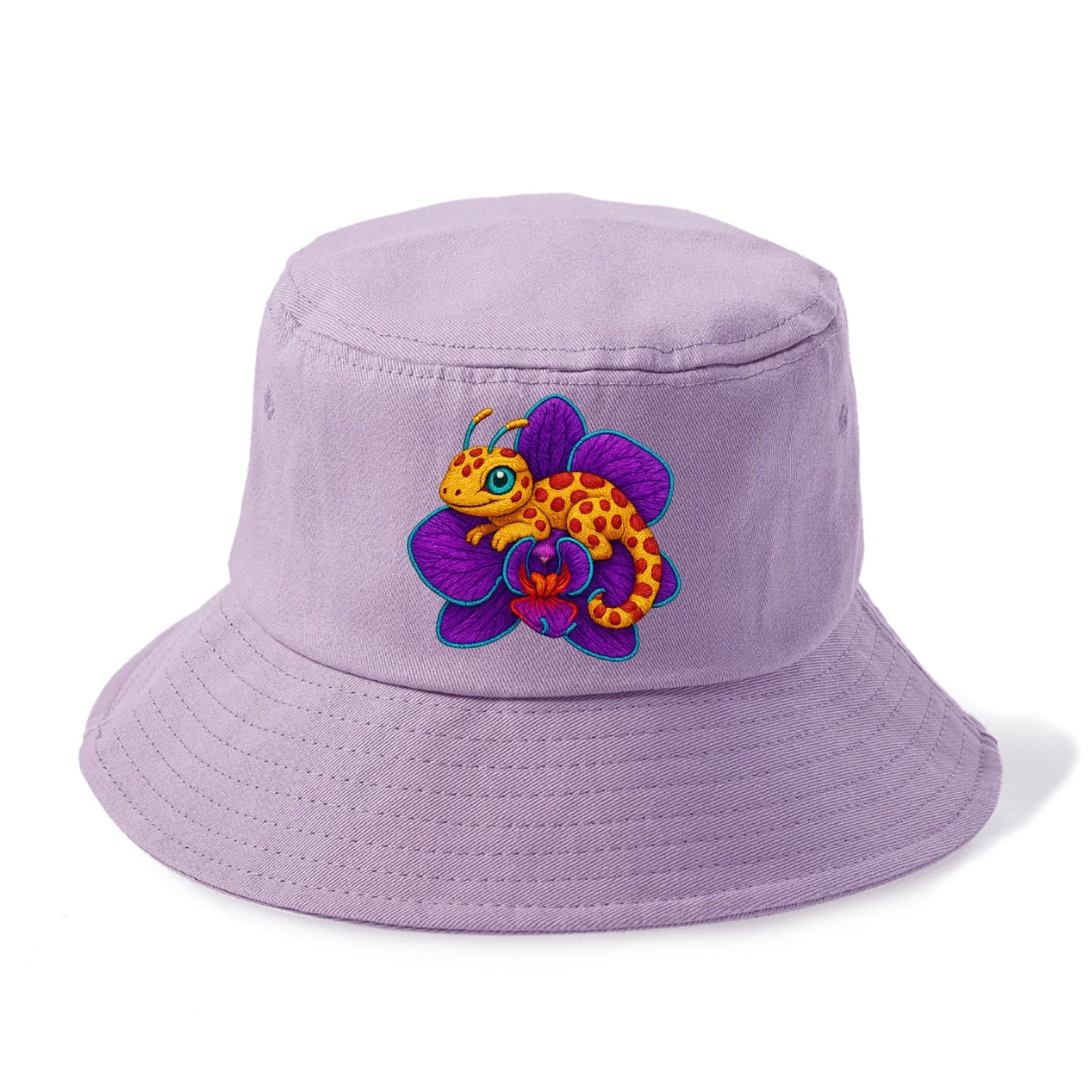 Leopard Orchid - Bucket Hat - Purple