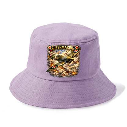 Supermarine Spitfire - Bucket Hat - Purple
