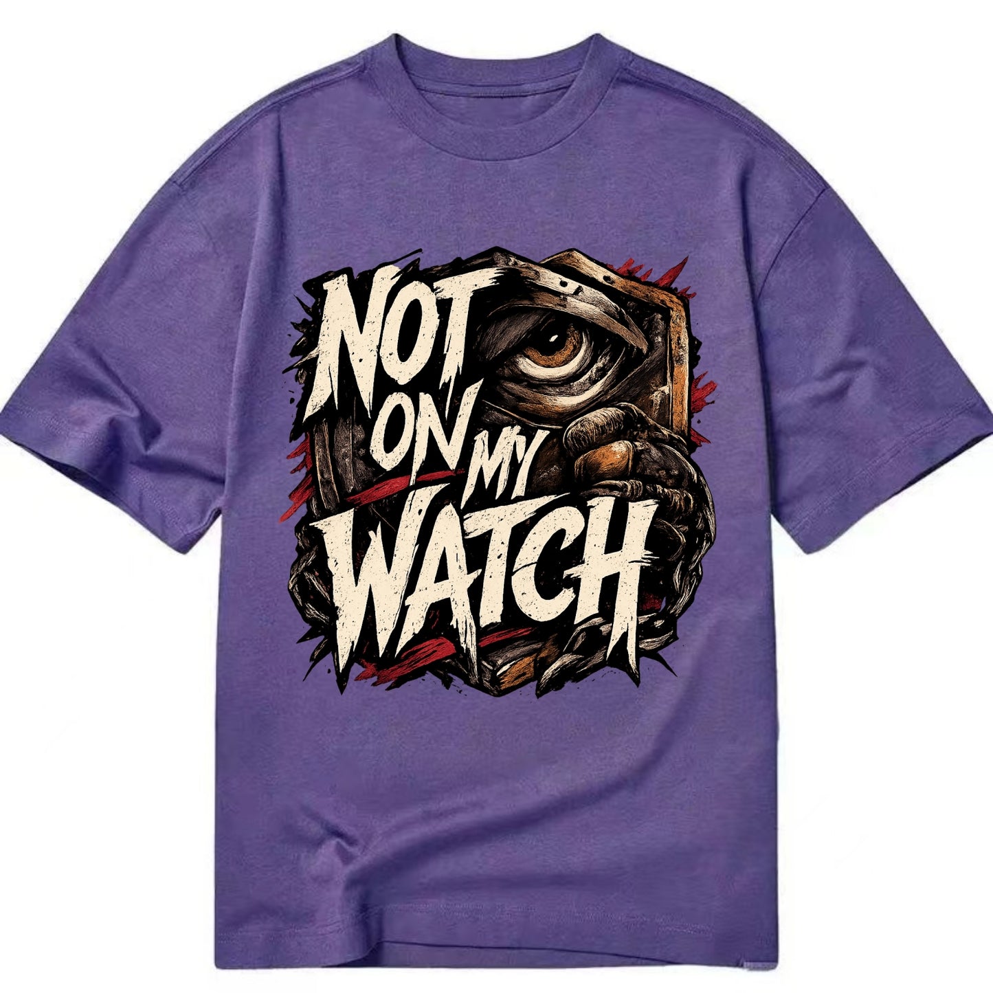 Not On My Watch - Classic T-shirt - Purple