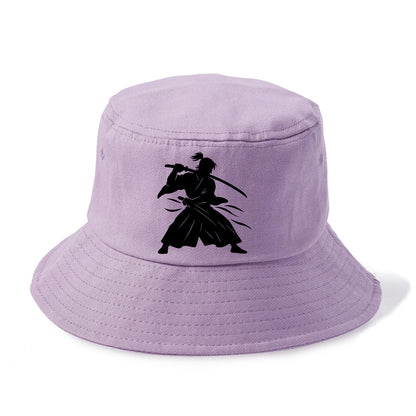 Japanese samurai sword draw - Bucket Hat - Purple