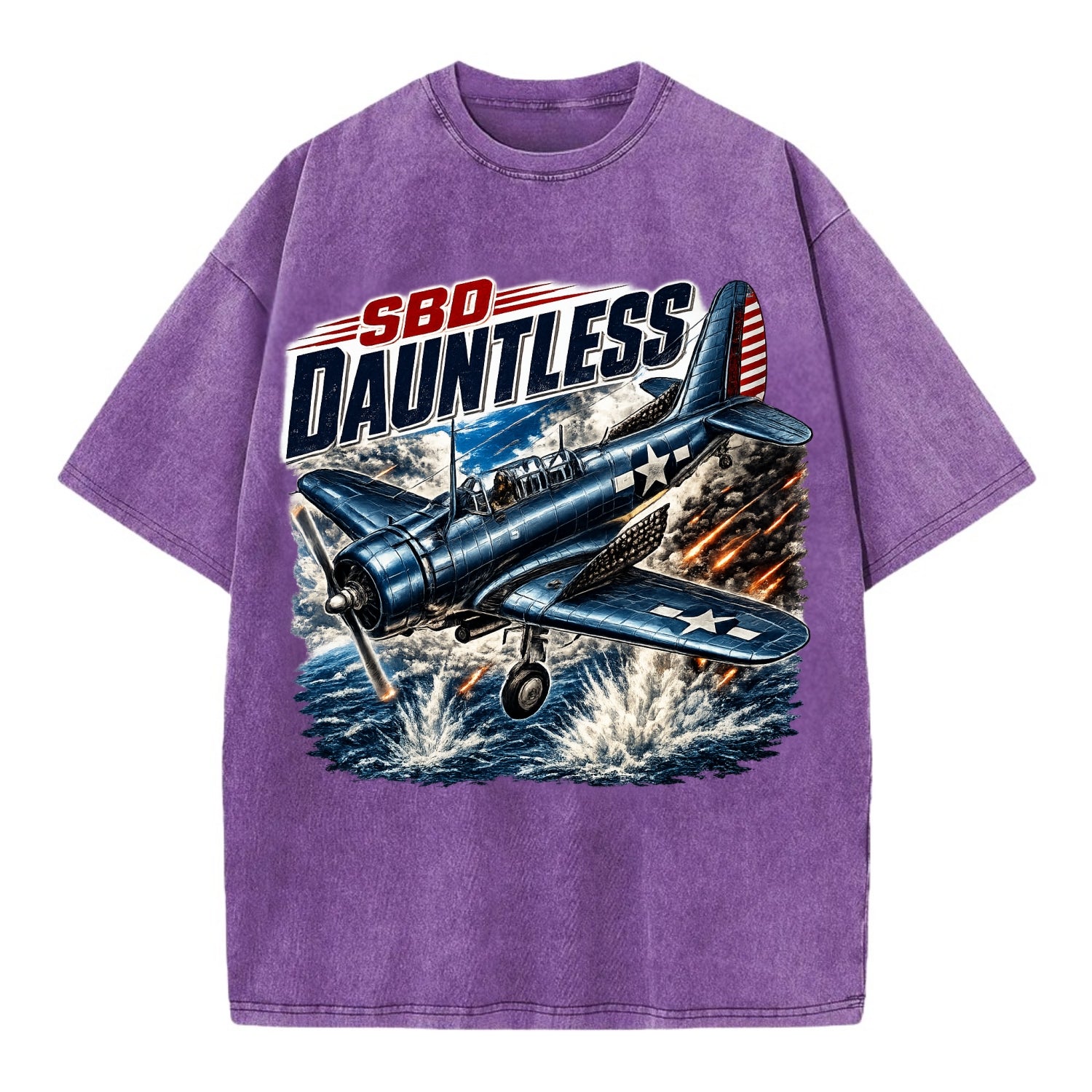 Sbd Dauntless - Vintage T-shirt - Purple