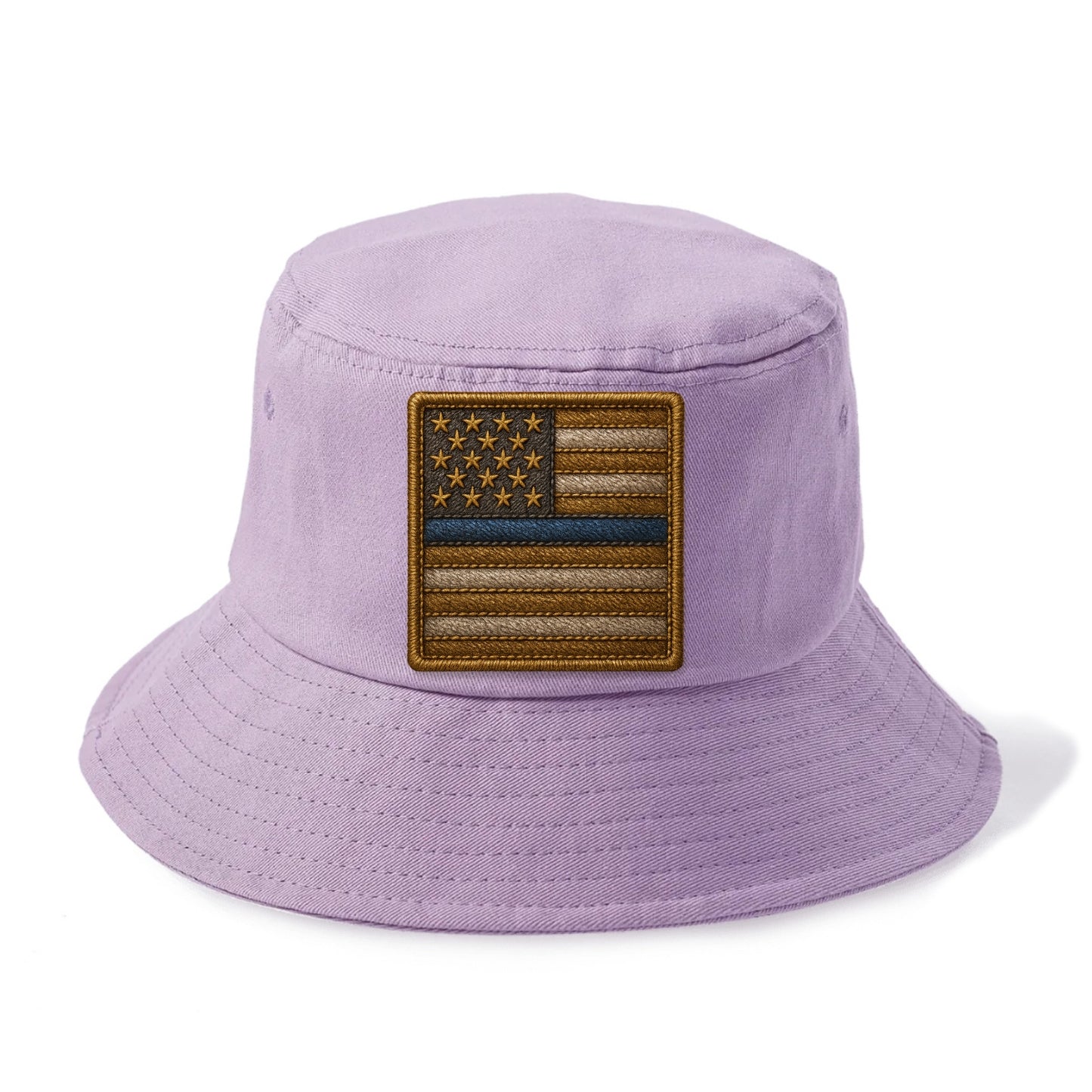 Thin Blue Line  - Bucket Hat - Purple