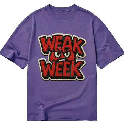 WEAK;WEEK WARRIOR Monday Blue Cap - Classic T-shirt - Purple