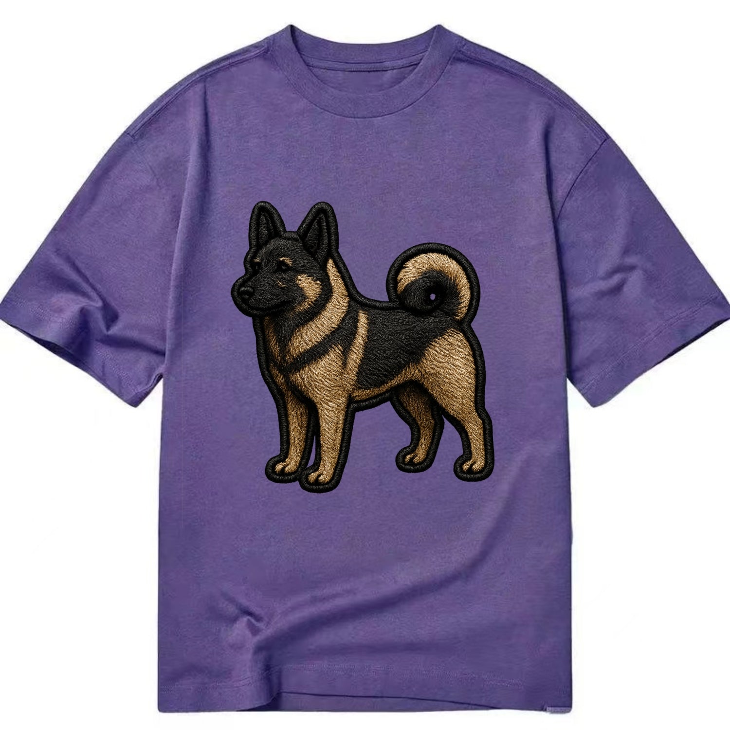Norwegian Elkhound - Trendy Nordic desig - Classic T-shirt - Purple