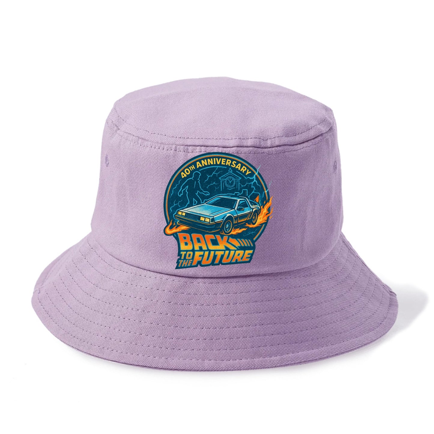 Back To The Future 40th Anniversary - Bucket Hat - Purple