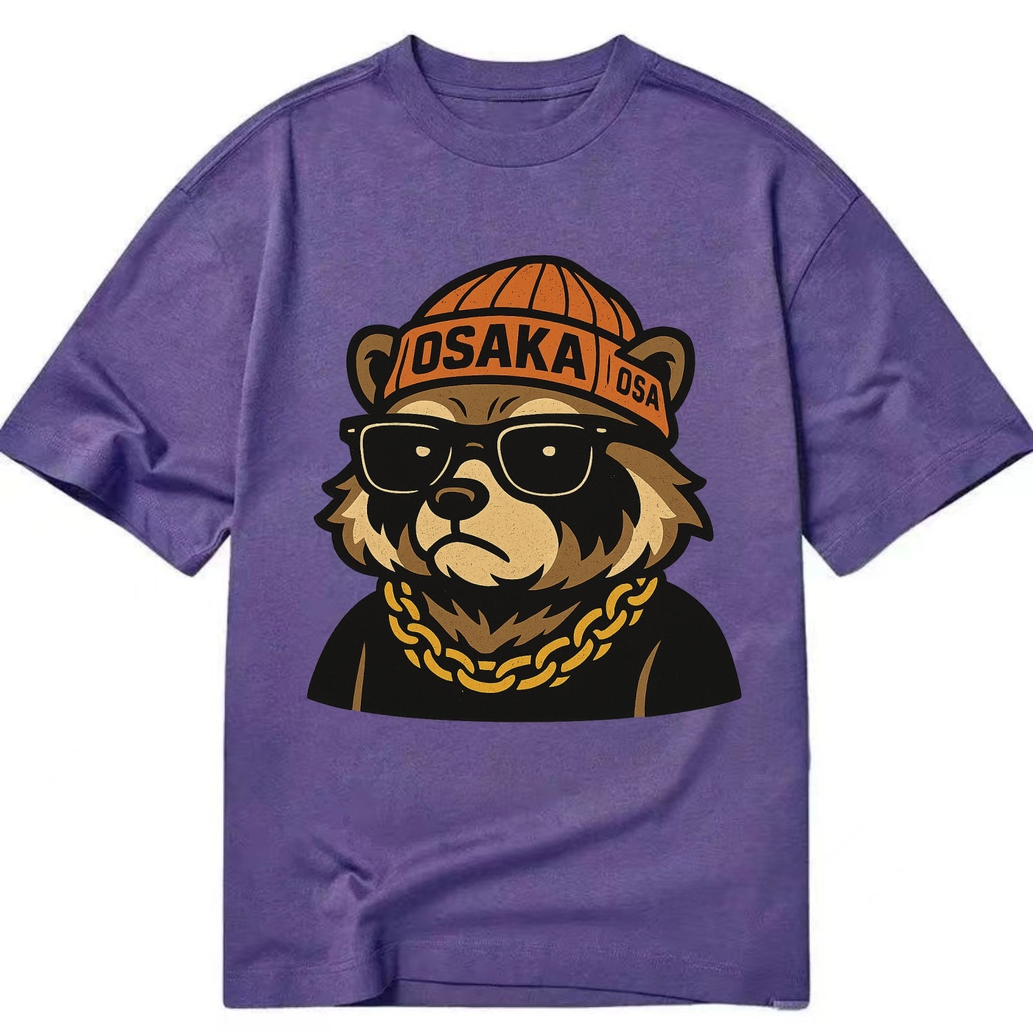 Osaka Tanuki - Classic T-shirt - Purple