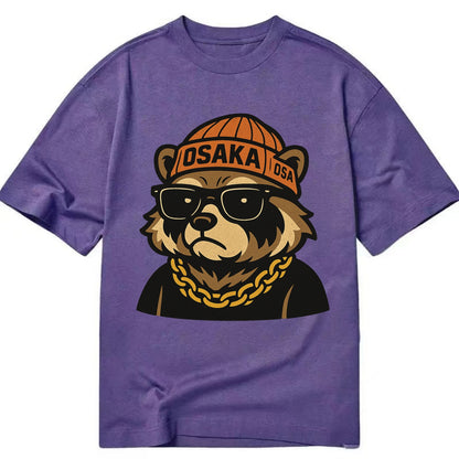 Osaka Tanuki - Classic T-shirt - Purple