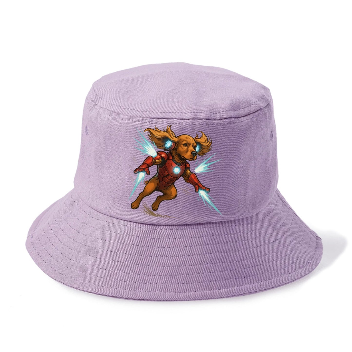 Cocker Spaniel Iron Man  - Bucket Hat - Purple