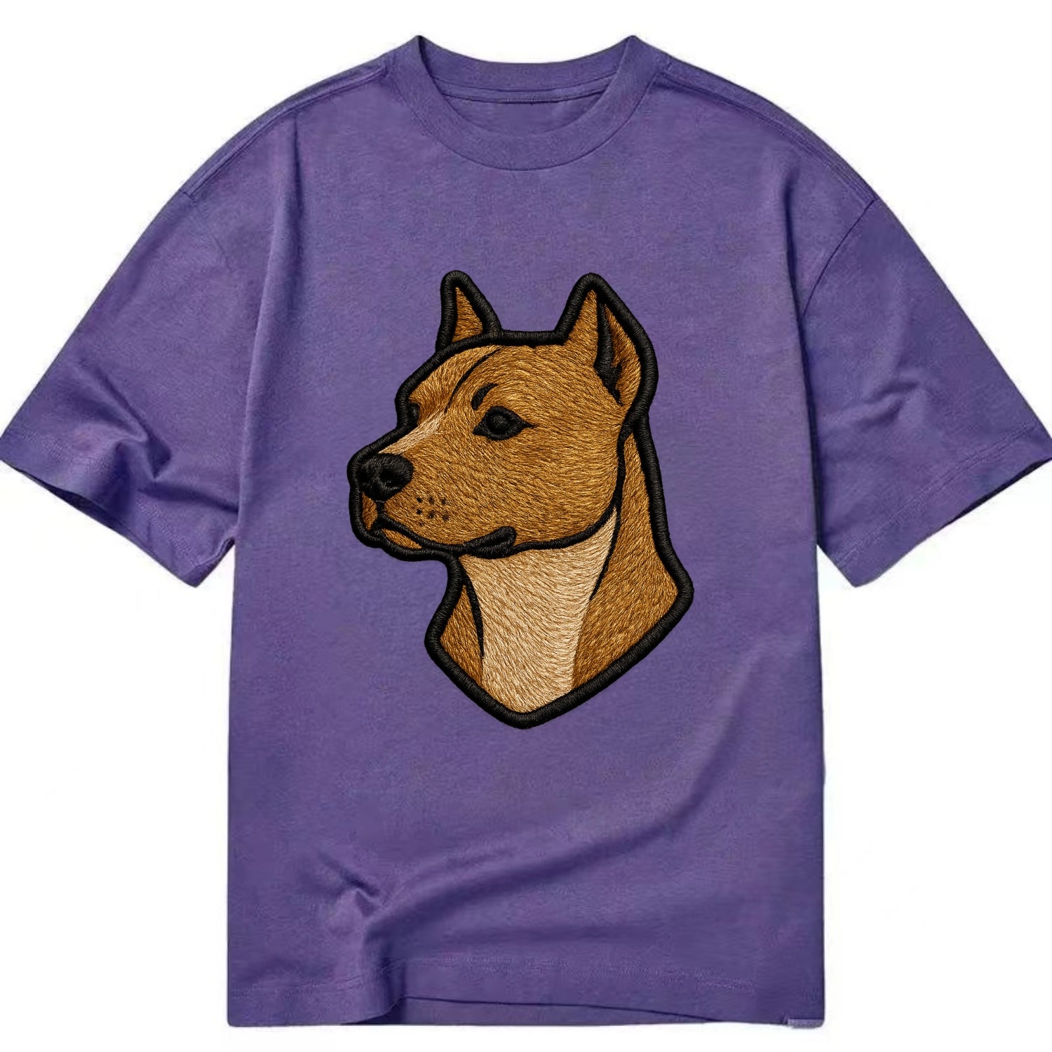 American Staffordshire Terrier - Modern - Classic T-shirt - Purple