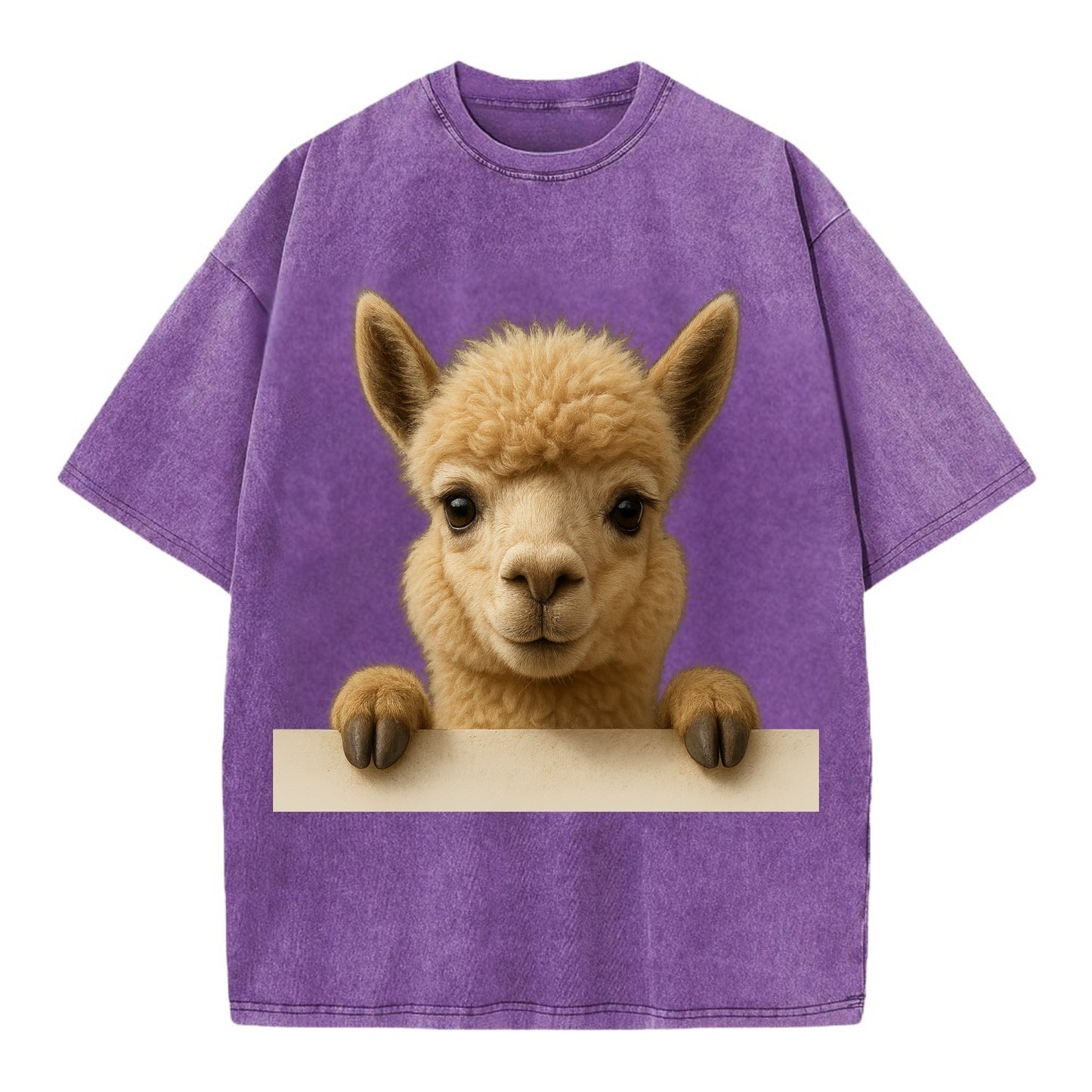 Alpaca  - Vintage T-shirt - Purple